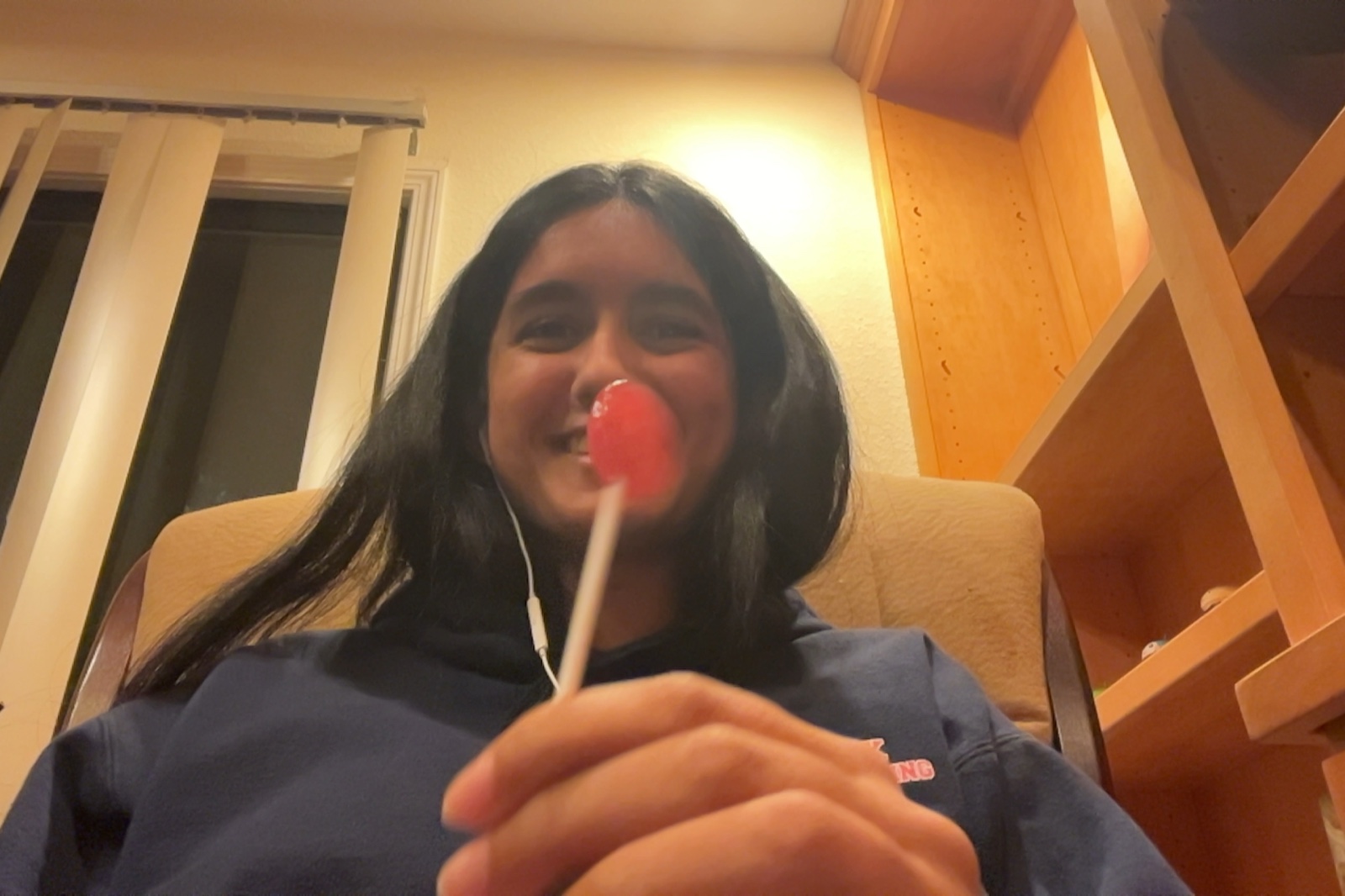 Sonali during our first FaceTime